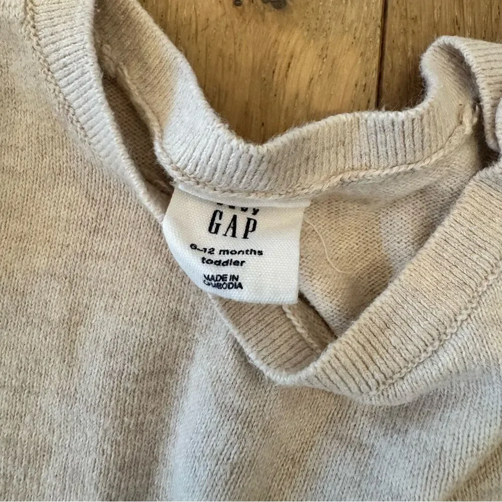Cream Ruffle Baby Sweater and Pants Sets - Baby Gap Bundle